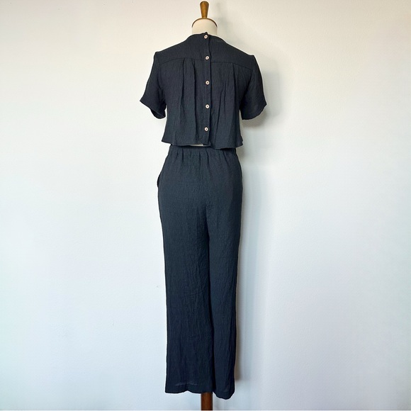 Modern Citizen Isabel Open Back Button Up Jumpsuit - Picture 13 of 14